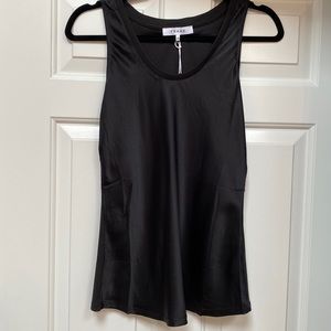 NWT Frame Medium “wash and go silk shirt” sleeveless